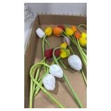 Hand blown glass tulips