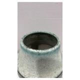 Glazed pottery vase 10 inches tall