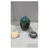 Handcrafted Raku Pottery Art Vessel and more