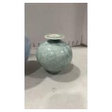 Crystalline Glazed Ceramic Vases
