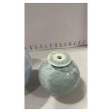 Crystalline Glazed Ceramic Vases