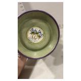 Ceramic signed vase 7 inches tall