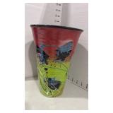 Hand painted signed vase 10 inches tall