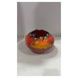 Hand-Painted Mexican Folk Art Bowl