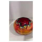 Hand-Painted Mexican Folk Art Bowl