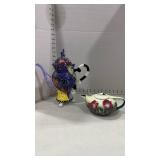 Benaya and spiral hand painted ceramic tea pots