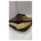 Handcrafted Art Pottery Decorative Plates can be hung