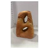 Natural Sandstone Rock Formation with Unique Holes heavy approx 8.5 inches tall