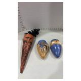 Ceramic wall pocket vases