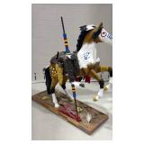 The Trail of Painted Ponies War Cry figurine 8x7