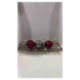 Decorative balls and fish floats with stand