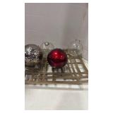 Decorative balls and fish floats with stand