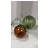 Collection of Hand-Blown Glass Fishing Floats