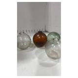 Collection of Hand-Blown Glass Fishing Floats
