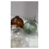 Collection of Hand-Blown Glass Fishing Floats