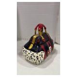 Ceramic handbag cookie jar