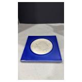 Blue and White Porcelain Tea Set with Trivet