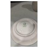 Dogwood Pattern tea plates with Creamer