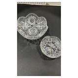 American Brilliant Cut Crystal Bowl Set