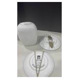 House of Erte decorative plates and vase