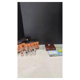 Wetland handblown shot glasses poker collection and more