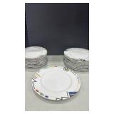 Mikasa Headline pattern plates including dinner, salad, and serving 23 all together bring own packing