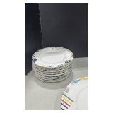 Mikasa Headline pattern plates including dinner, salad, and serving 23 all together bring own packing