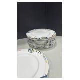 Mikasa Headline pattern plates including dinner, salad, and serving 23 all together bring own packing