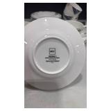 Mikasa Headline pattern tea cups with saucers 20 in total