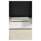 Better Homes and Gardens White Porcelain Serving Platters 15 inches long