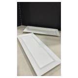 Better Homes and Gardens White Porcelain Serving Platters 15 inches long