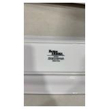 Better Homes and Gardens White Porcelain Serving Platters 15 inches long