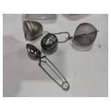 6pcs Canister Set with Steel Tea Infusers