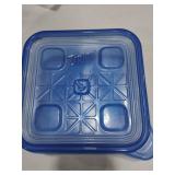 Plastic Food Storage Containers and 4 Plastic Wine Glasses