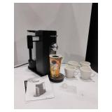 Ninja Single Serve Pod or Grounds Coffee Brewer with Mugs