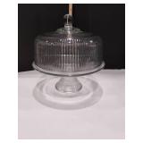 Glass Cake Display with Dome Lid