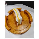 Lazy Susan with Napkin Holder and Salt and Pepper Shakers