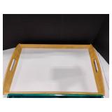 2 Wooden Serving Trays