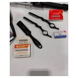 Conair Blow Dryer, Curling Iron, Razor with Extra Blades, Mirror and Necklace Holder