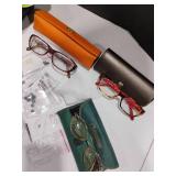 Earring Aids, Glasses with Cases
