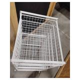 4 Drawer Wire Storage Bin.  33 x 18 x 21