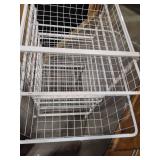 4 Drawer Wire Storage Bin.  33 x 18 x 21