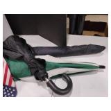 5.5 Gallon Trashcan, Hamper, Yard Flags and Umbrellas