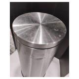 Stainless Steel Trashcan. 25 inches tall   Has a small dent