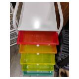 10 Drawer Storage Cart.  On Wheels.  38 x 13 x 15