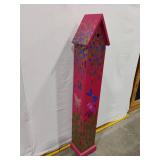 Bird House with Shelves.  58 x 8 x 8