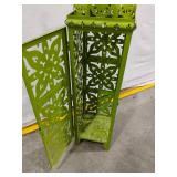 Green Moroccan Style Lantern.  30 inches tall