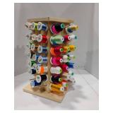 Various Thread on a Holder that spins. 15 x 9 x 9