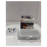 Sidewinder Portable Bobbin Winder with extra Bobbins and Holders
