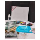 Stencils, Canvas, Fabric Markers, Paint Brushes and More